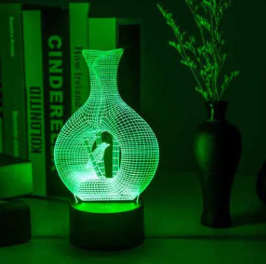 Creative 3D LED Night Light Table Lamp for Gifts