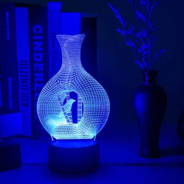 Creative 3D LED Night Light Table Lamp for Gifts