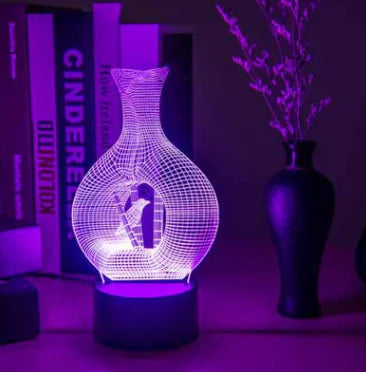 Creative 3D LED Night Light Table Lamp for Gifts