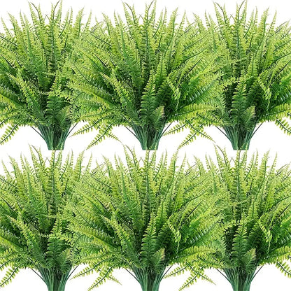 1pc UV Resistant Fake Boston Fern for Outdoor Decor