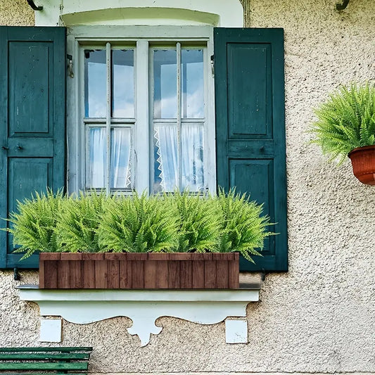 1pc UV Resistant Fake Boston Fern for Outdoor Decor